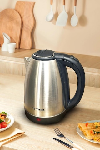 Torima TY-S888-066 1500 W 1.8 L Paslanmaz Çelik Kettle Su Isıtıcı