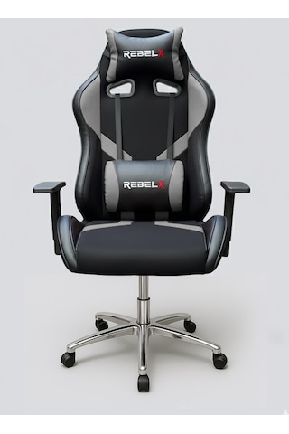 Oyuncu Koltuğu Basic Krom Ayak Gri Renk