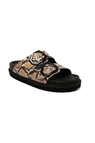 Terlik Kadın Galıa G106282 Genuins Vegan Snake Camel Snake Camel