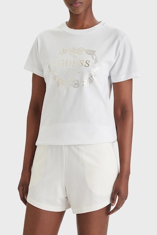 Guess Bayan T Shirt E6gı00 I3z14 G011 Bej Bej