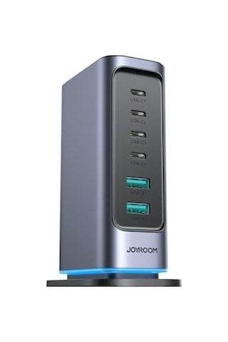 65w Gan Çok Portlu Şarj İstasyonu, 4 Usb-a Portu, 2 Usb-c Portu, 1,5 M Kablo