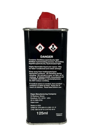 Zippo Benzinli Çakmak Gazı 125 Ml Metal