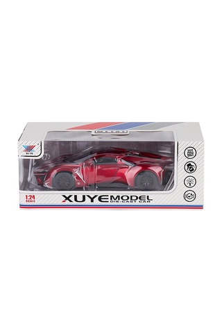 K240a11 Metal Çek Bırak Işıklı Ve Müzikli Araba -canem Oyuncak - 1 Adet Kırmızı