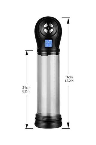 Carmine Lcd Ekranlı Şarj Edilebilir Güçlü Otomatik Penis Pompası