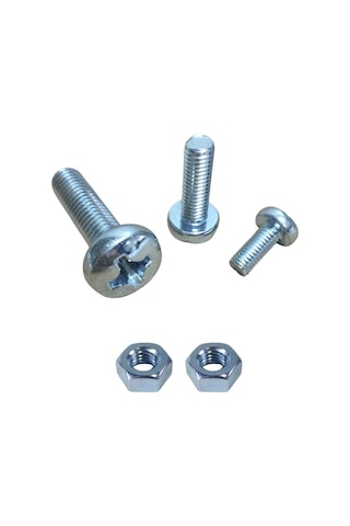 Tuğra Hırdavat M4x10mm Metrik Vida Ysb - Somunlu 100'lü Takım 0-0
