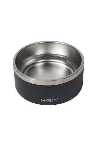 10530699 M-pets Eskımo Çift Cidarlı Mama Kabı 2l Black
