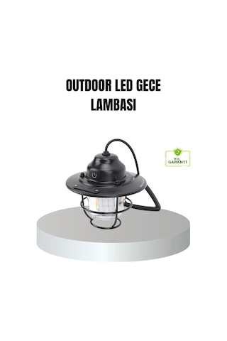 Kamp Lambası Su Geçirmez Taşınabilir Gece Işığı Uzun Pil Ömürlü