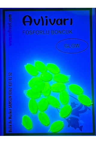 Avlivari 6 Mm Glowlu Boncuk 20'li Paket-9457