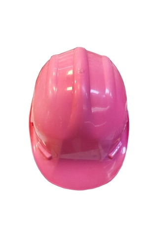 Pembe Baret Ayarlanabilir Başlıklı Mühendis Baret Kadınlara Özel