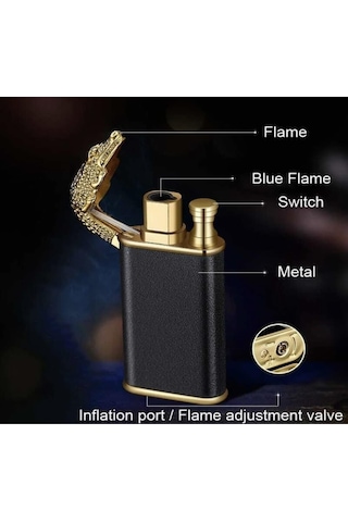 Bbb Avm Ejderha Alevli Lüx Çakmak Timsah Çakmak