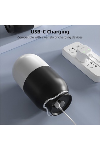 Ccgloball Taşınabilir Kamp Işıkları Led Şarj Edilebilir Usb-c Şarjlı Siyah
