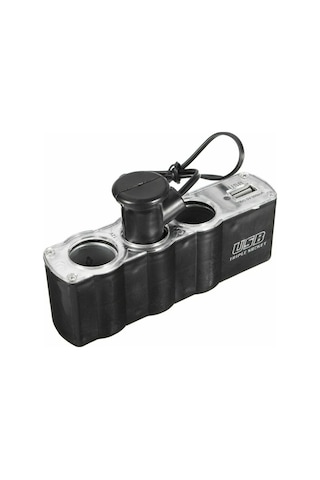 Araç Çakmaklık Çoğaltıcı 3 Lü Usb Araba Çakmak Soket Çoklayıcı