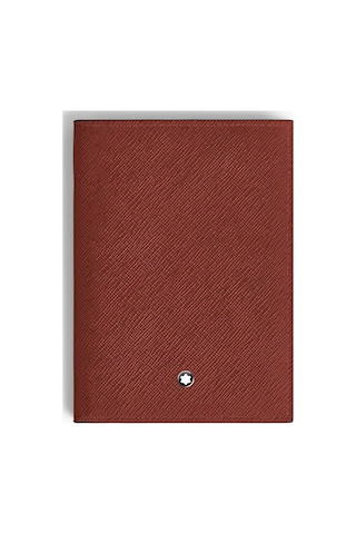Mont Blanc Montblanc Sartorial Deri Pasaport Kılıfı 223061 Kırmızı