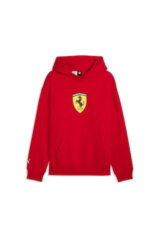 Puma Scuderıa Ferrarı Shıeld Erkek Kapüşonlu Sweatshırt 635315 02 Kırmızı