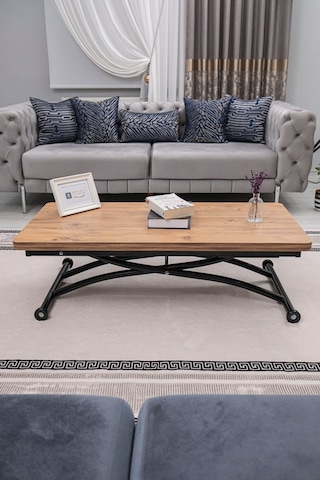 Juppo Üst Tabla Mdf Efesçam Oval Köşe Alt Siyah Dışa Kıvrım