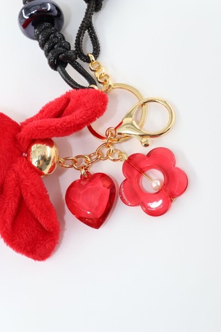 Anahtarlık Çanta Charm. Ayna Süsü. Çanta Aksesuarı. Anahtarlık Peluş Tavşan Örme Ip Çanta Charmı. 64853048