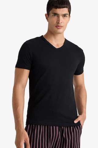 Defacto Slim Fit Dar Kesim V Yaka Üst L4884az25aubk27 Siyah
