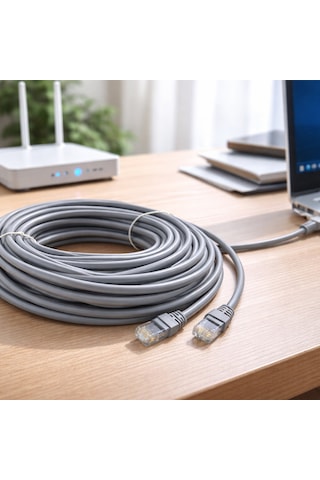 20mt İnternet Ethernet Cat6 Data Kablosu 5639