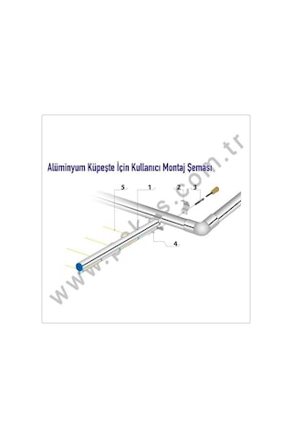 Pakas Balkon Çamaşır Kurutma Askısı Yuvarlak Küpeşte Pks 01 Gümüş