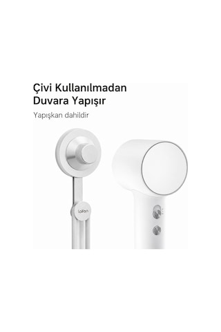 Laifen Mini İle Uyumlu Mıknatıslı Duvar Askı Aparat - Buzlu Gümüş
