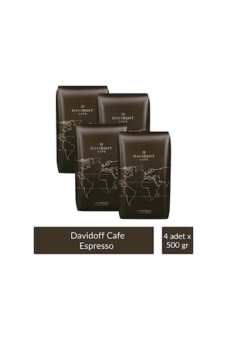Davidoff Café Espresso Çekirdek Kahve 500 G X 4 Adet Çekirdek