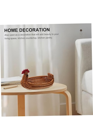 Dokuma Rattan Sepet Rattan Depolama Sepeti Hasır Meyve Sepeti Ekmek Servis Hasır