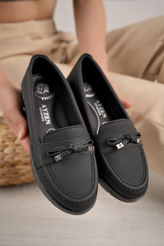Nesil Shoes Ayzen 502 Siyah Kot Anatomik Kadın Ayakkabı-siyah Kot Kot Rengi - Siyah