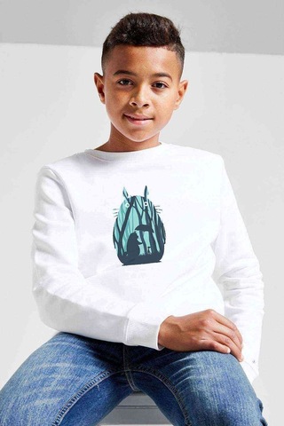 Tshirthane Komşum Totoro Baskılı Unisex Çocuk Beyaz Sweatshirt (534756616) Beyaz