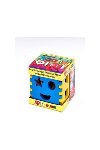 I Love Iq Block Kare Bultak Oyuncak Eğitici Kova