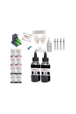 Duruınk Canon E514 Pg84 Cl94 Kartuş Dolum Seti 2x100ml Siyah Mürekkep