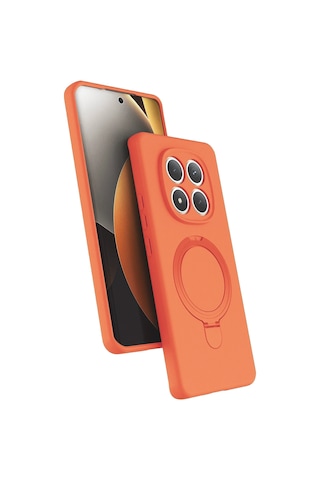 Uray Store Xiaomi Redmi Note 15 Pro 5g Regal Magsafe Standlı Kapak - Turuncu