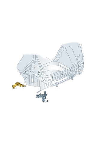 Vw Golf 7.5 2017-2020 Arka Tampon Sol Bağlantı Braketi 5g6807393