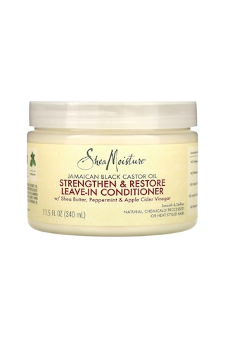 Shea Moisture Jamaican Black Castor Oil Güçlendirici Ve Onarıcı Durulanmayan Saç Kremi 340ml