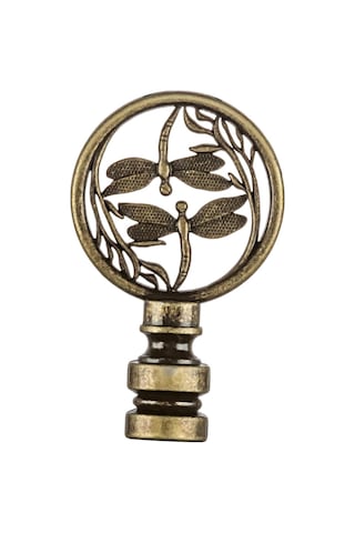 Homyl Lamba Finial Cap Topuzu Vidalı Kapak Topper Yatak Bronz