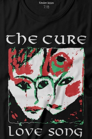 Kendim Seçtim The Cure Lovesong Love Song Rock Music Band Baskılı Tişört Çocuk T-shirt 001