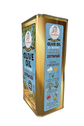 Gustolea Nature Organik Bebek Soğuk Sıkım Naturel Sızma Zeytinyağı 5 L