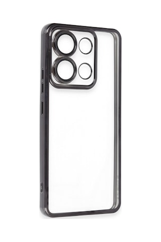 X6 Pro Kılıf Razer Lensli Silikon - Siyah