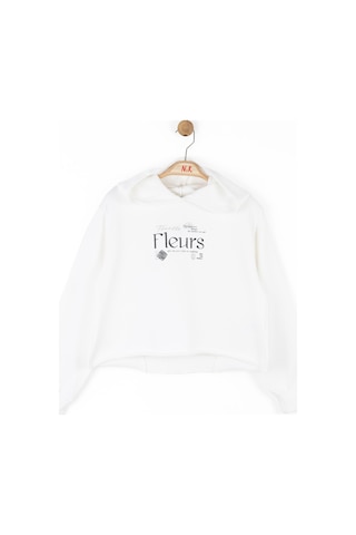 Nk Kids Kız Çocuk Sweatshirt 37817 Ekru