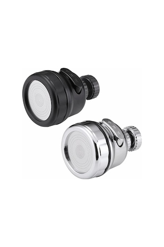 Joyhub Mingjin Shop2 Siyah Stil 360 Derece Döner Musluk Havalandırıcı Ayarlanabilir Mutfak Üç Modlu Püskürtücü Filtre Difüzör Su Tasarrufu Memesi Banyo Musluğu Konektörü Sj5cvj Renkli Çok Renkli