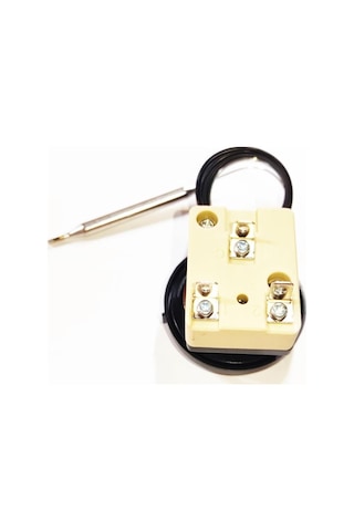 30-120 Derece Gazlı Kuyruklu Termostat Çift Kontak