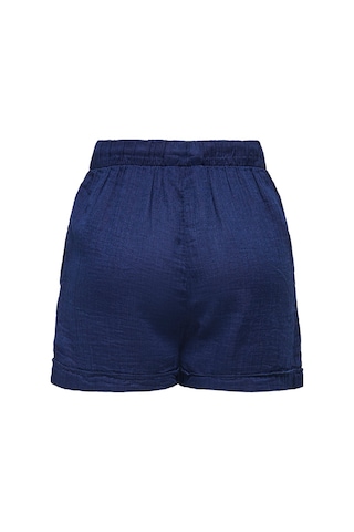 Only Onlleonı Seersucker Pull Up Shorts Wvn Kadın Blue Şort - 15367288 Mavi