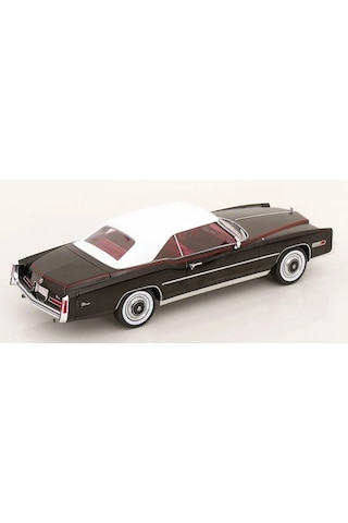 1:18 Ölçek Mcg 1976 Cadillac Eldorado Convertible Diecast Metal Minyatür Model Araba 25cm