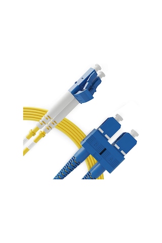 Fiber Optik Patch Kablo SC-LC Duplex Single Mode 1 Metre