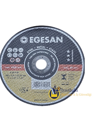 Egesan 180 X 3,0 X 22,23 Pro Serisi Metal Kesme Diski 25 Adet