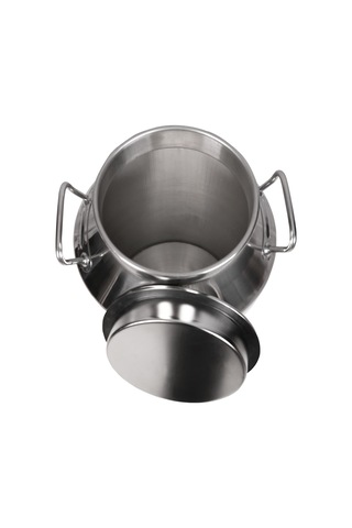 Melasty Süt Sağma Makinesi Paslanmaz Süt Güğümü 50 Litre İki Kulplu Kapaklı Ø208 Mm Geniş Ağız -1730