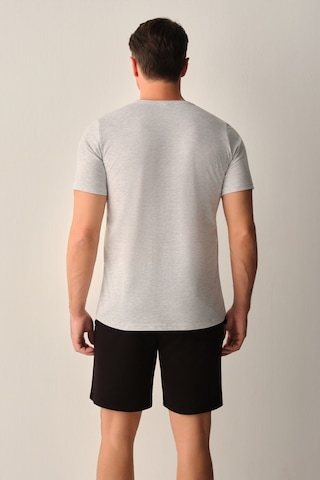 Suwen Cosmo Erkek Şort Pijama Takımı Sh26703663012 Siyah