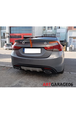 Hyundai Elantra 2010-2016 Arası Bagaj Spoileri-fiberglass-boyasız