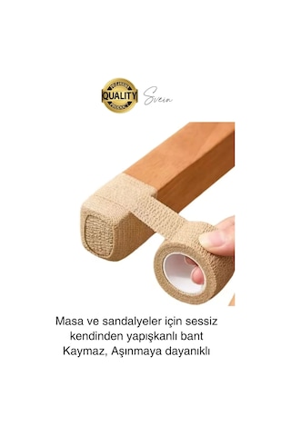 Özel Üretim 4,5 Mt Zemin Koruyucu Ses Önleyici Keçe Bant Mobilya Eşya Ayağı Çizilmelere Karşı Koruma Çok Renkli