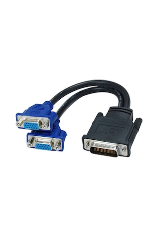 Dms-59 Dms59 Vga Splitter Kablo - 59 Pin Dvi To 2 Vga Çevirici
