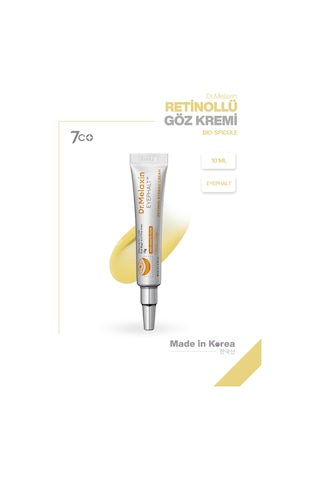 Retinollü Göz Kremi Morluk Şişlik Kırışıklık Karşıtı Spicule & Egf Teknolojisi 10ml